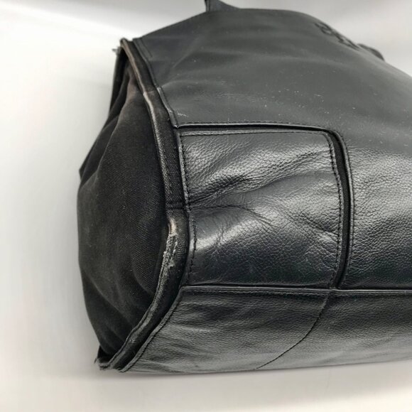 Tory Burch Black Leather Ella Tote Bag - Picture 7 of 10